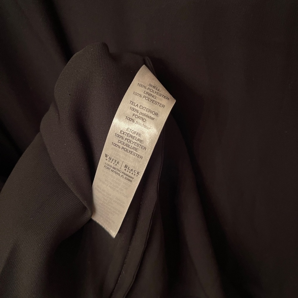 White House Black Market Abstract Floral Keyhole Sleeve Dress | Size 6 - Picture 12 of 13